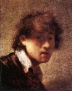 REMBRANDT Harmenszoon van Rijn Self-Portrait qw5u France oil painting reproduction